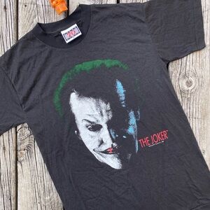80s Batman movie Joker print shirt sz M